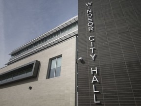 The exterior of Windsor's new city hall.