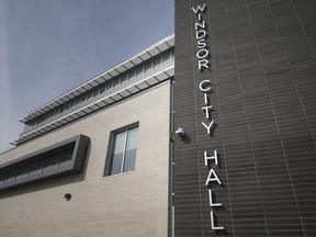 The exterior of Windsor's new city hall is shown on Oct. 25,  2018.