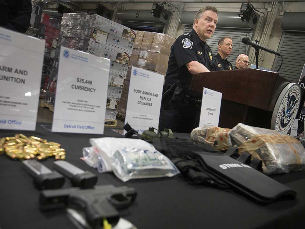 Border protection officers in Port Huron seize counterfeit