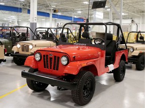 FILE PHOTO: ROXOR off-road vehicles are seen in the Mahindra Automotive North America assembly plant in Auburn Hills, Michigan, U.S., on Jan. 30, 2019.