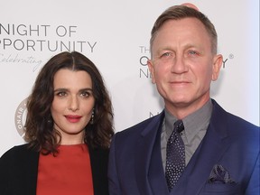 Rachel Weisz and Daniel Craig attend The Opportunity Network's 11th Annual Night of Opportunity at Cipriani Wall Street on April 9, 2018 in New York City. (Dimitrios Kambouris/Getty Images)