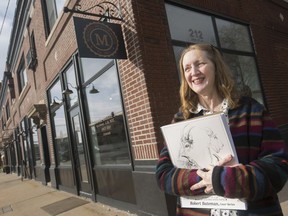 Katrina Rutter, owner of Beatnik Art Supplies, located at 224 Erie St. West, is pictured, Wednesday, January 15, 2020.  The building is recommended to receive a 2020 Built Heritage Award.