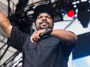 Rapper Ice Cube performing in Pemberton, B.C., in July 2016.