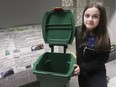 Olivia Ryan, 8, a student at St. Angela Catholic Elementary School in Windsor, ON. was able to convince her school's parent advisory council to adopt a composting program.