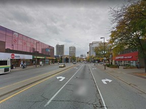The 600 block of Ouellette Avenue is shown in this October 2016 Google Maps image.