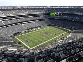A general view before the start of the XFL game between the NY Guardians and the Tampa Bay Vipers at MetLife Stadium on February 09, 2020 in East Rutherford, New Jersey.