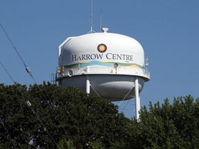 Town of Essex Council has voted against fluoridation.  Harrow Centre water tower is shown July 4, 2018.