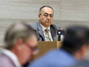 Windsor, Ontario. February 3, 2020.  CAO Onorio Colucci focuses on questions from city councillors during City Council Meeting Monday.