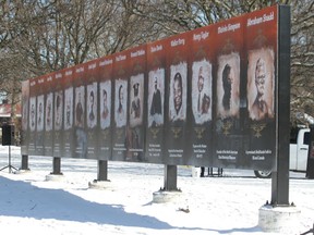 WINDSOR, ON. Friday, Feb. 14, 2020 -- The Black History Murals now located in Paterson Park are seen on Friday, Feb. 14, 2020.