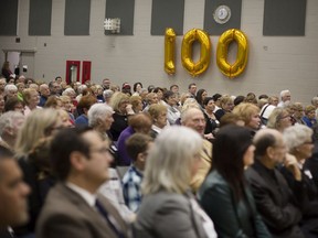 It was standing room only for the Grace is the Place celebration to commemorate Grace Hospital for its 100th birthday on Feb. 8, 2020.