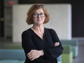 Human trafficking also a problem in Windsor and Essex County. Shelley Gilbert, coordinator of social work services at Legal Assistance of Windsor, is shown on Friday at a University of Windsor forum on human trafficking.