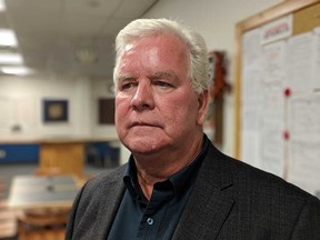 Larry Snively, Mayor of Essex, on election night in October 2018.