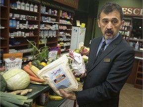 Pharmacist Steve Gavrilos, who leads a Plant-Based Wellness Forum, promoting health through a plant- based diet, is pictured at his Eastown Pharmacy, Wednesday, Feb. 5.