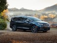 The new 2021 Chrysler Pacifica (shown here in the Pinnacle model) is shown in this handout from FCA.