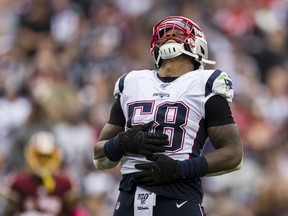 New Detroit Lions linebacker Jamie Collins #58, seen last season with the New England Patriots, says the team is ready to win right now.