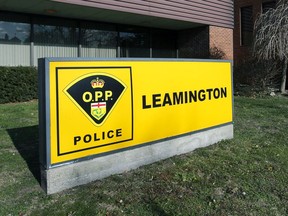 Exterior of Leamington OPP building.