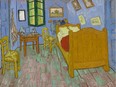 "The Bedroom," 1889, Vincent van Gogh, Dutch; oil on canvas. The Art Institute of Chicago, Helen Birch Bartlett Memorial Collection, 1926.317.