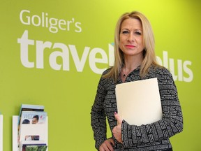 Sarah Hupalo of Goliger's TravelPlus scrambled to stay on top of calls and emails from concerned travellers asking about COVID-19 on Thursday, March 12, 2020.
