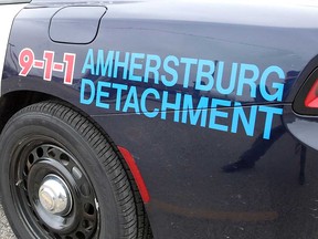 A vehicle with the Amherstburg detachment of Windsor Police Service is shown in this 2019 file photo.