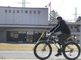 WINDSOR, ON. MARCH 10, 2020 -  A cyclist rides pass the Brentwood Recovery Home in Windsor, ON. on Tuesday, March 10, 2020.