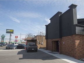 A commercial building at 7833 Tecumseh Rd. East, pictured Monday, March 16, 2020, may soon be a recreational cannabis store.