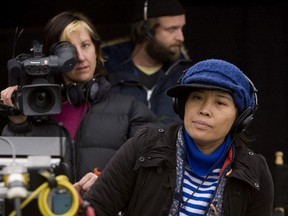 Director Sook-Yin Lee is shown working on her film Year of the Carnivore. Lee is coming to Windsor.