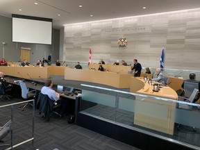 Council chambers at City Hall in Windsor on March 17, 2020.