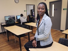 Venus Olla is shown at Kennedy Collegiate Institute in Windsor on March 9, 2020. She has recently been hired as a graduation coach for students who identify as black, african or caribbean.