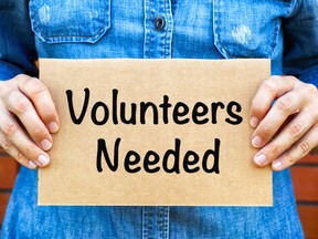 Volunteers are needed in the community.