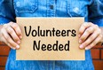Volunteers are needed in the community.