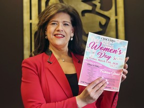 Anna Vozza is one of the organizers of the Ciociaro Club's International Women's Day celebration event, which raises money for the WRH Breast Health Centre. The 16th annual event takes place this Friday at 6 p.m. at the Ciociaro Club. Vozza is shown on Tuesday, March 10, 2020.