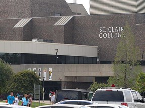 The main building of the St. Clair College campus at 2000 Talbot Rd. is shown in this September 2012 file photo.