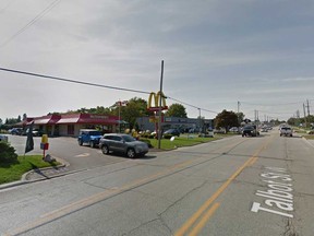 The McDonald's location at 214 Talbot St. West in Leamington is shown in this October 2016 Google Maps image.