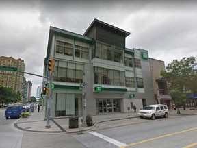 The TD Canada Trust branch at 156 Ouellette Ave. in downtown Windsor is shown in this August 2018 Google Maps image.