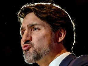 Prime Minister Justin Trudeau speaks during a reception at the Prospectors and Developers Association of Canada (PDAC) annual conference in Toronto, March 2, 2020.