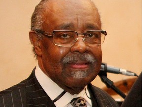 Bishop C.L. Morton, shown during an Emancipation Day gala in Windsor in 2015, died Sunday in a Detroit hospital at the age of 77.