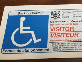 An Essex County branch of Service Ontario was entered sometime overnight by unknown suspects.   Two Ontario licence plates and approximately 600 assorted validation stickers were stolen. The validation stickers include those with expiration dates in February and June through December 2021 as well as January through May 2022. Also taken were a number of temporary validation stickers.   In addition, visitor handicap permits that are unique and rarely issued due to their limited and specific use were stolen. Most notably, these permits designate VISITOR in bold red lettering and will be missing an expiry date and permit holder name and address on the reverse.
