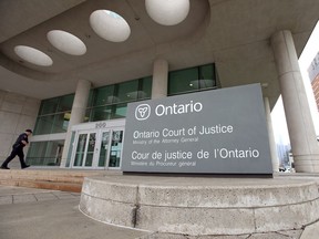 The Ontario Court of Justice in Windsor on April 30, 2020.