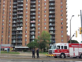 The Marine City Apartments building at 1666 Ouellette Ave. in Windsor is shown in this September 2018 file photo.