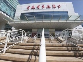The exterior of Caesars Windsor is shown on Saturday, April 18, 2020.