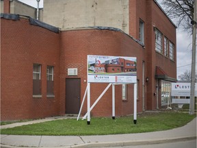 An old industrial building at 1785 Walker Rd. Is pictured Tuesday, April 14, 2020.