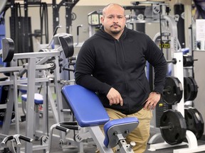 Luis Mendez, owner of True Fitness is shown at the downtown Windsor, ON. gym on Wednesday, April 29, 2020.