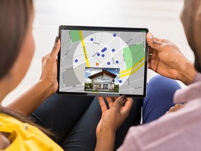Home buyers are using digital devices to find their dream homes.