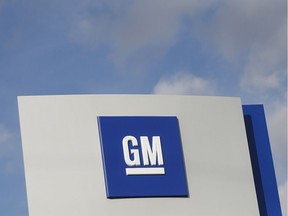 FILE PHOTO: The GM logo is seen in Warren, Michigan October 26, 2015.