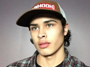 Justice Snache, 19, in an image issued by the Toronto Police Service on April 5, 2020.