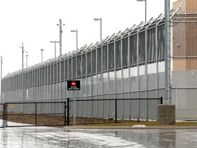 Security fences at South West Detention Centre located on 8th Concession in Windsor, are seen in this file photo from Feb. 23, 2018.