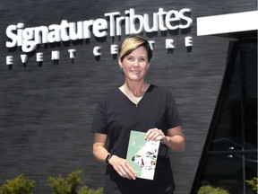 WINDSOR, ON. MAY 1, 2020 -  Sherri Tovell, Vice President of Family Services and Managing Director at Families First is shown at the Windsor, ON. funeral business on Friday, May 1, 2020.