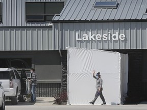 The exterior of Lakeside Produce in Leamington is shown on Wednesday, May 13, 2020.