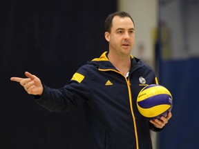 University of Windsor men's volleyball team head coach James Gravelle's team has been sidelined by COVID-19.