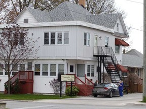 The exterior of Leamington Lodge at 24 Russell St. on May 12, 2020.